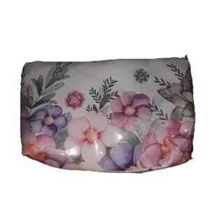 Flowered Makeup Bag